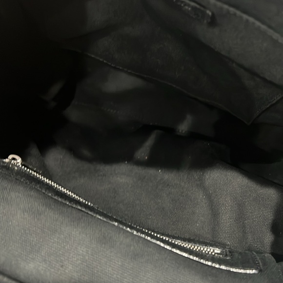 Marc Jacobs Stam Black Quilted Kiss Lock Snap Closure Satchel Purse Y2K Vintage - Picture 7 of 10